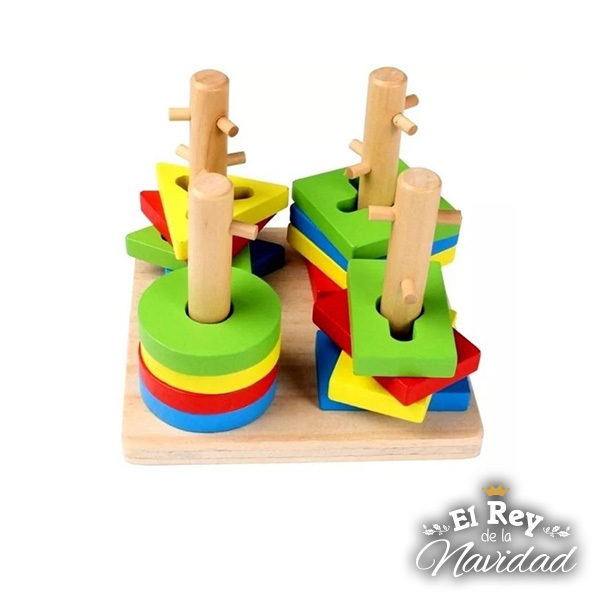 juegos de encastre de madera