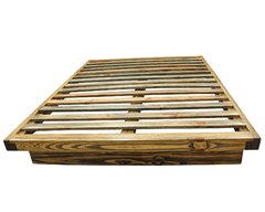 Cama Japonesa sin respaldo madera sustentable pallet reciclado