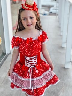 vestido caipira chic