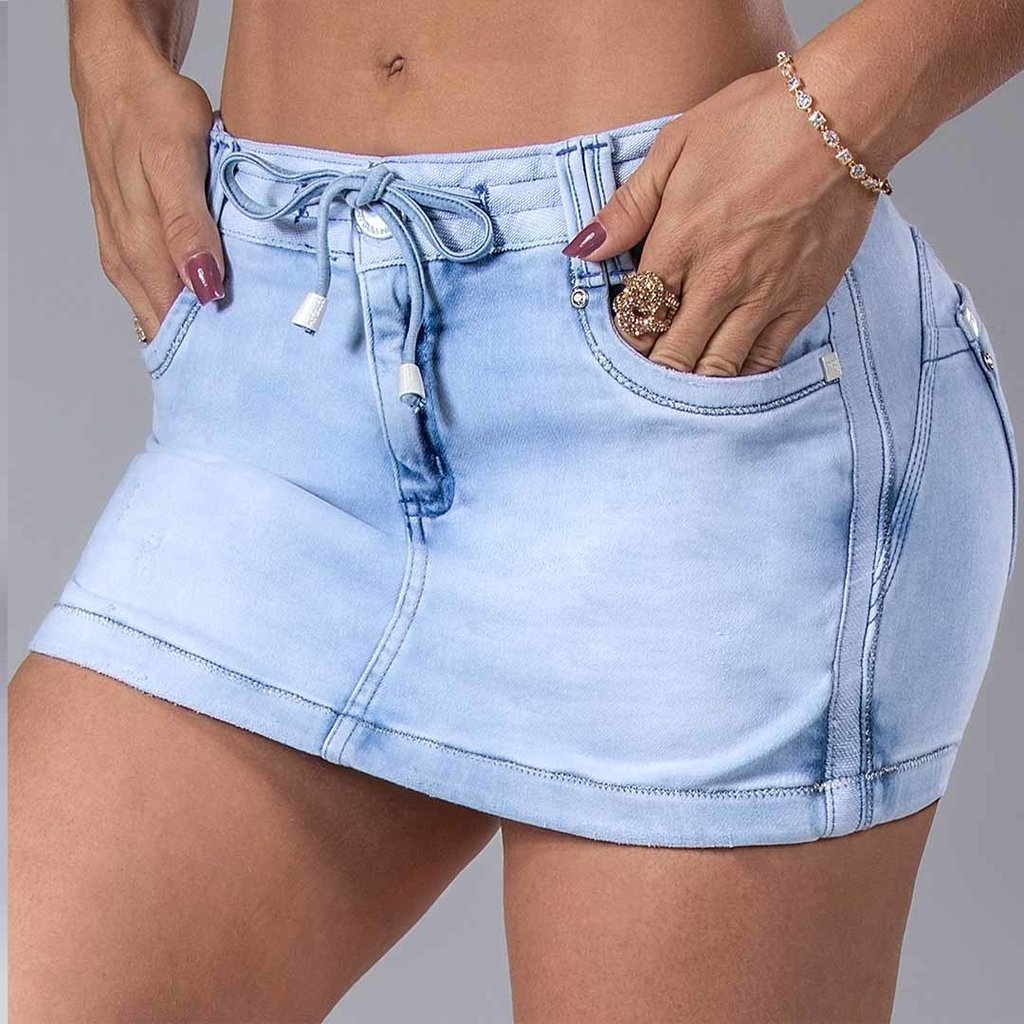 short saia jeans