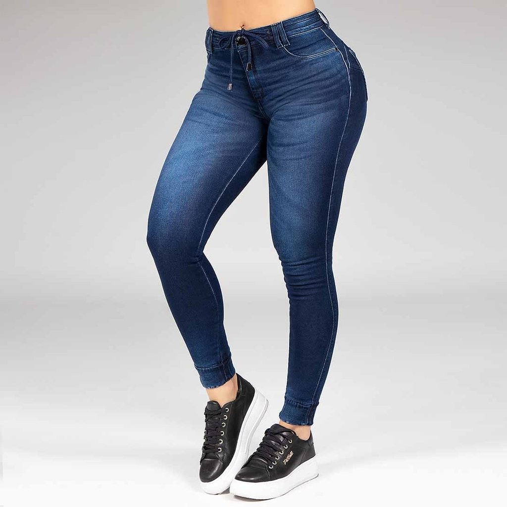 jogger jeans feminina