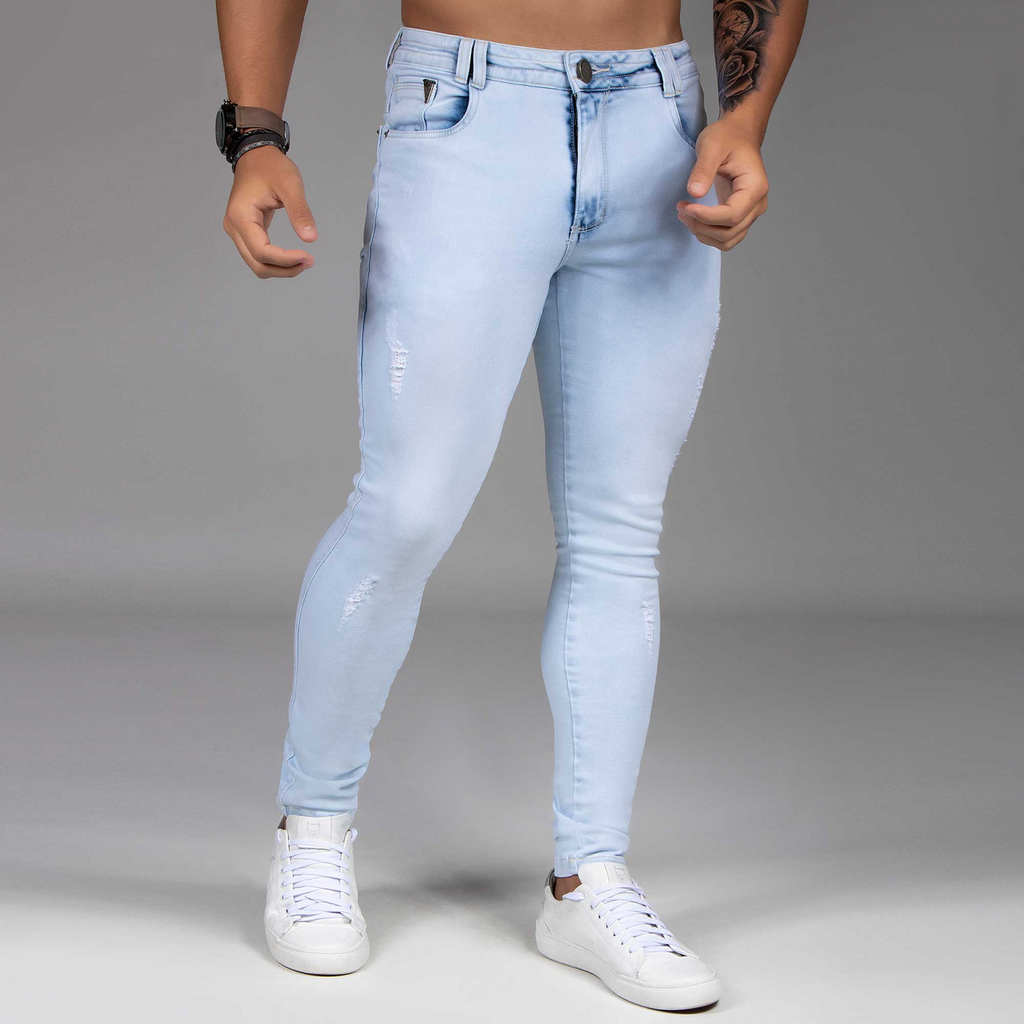jeans claro masculino