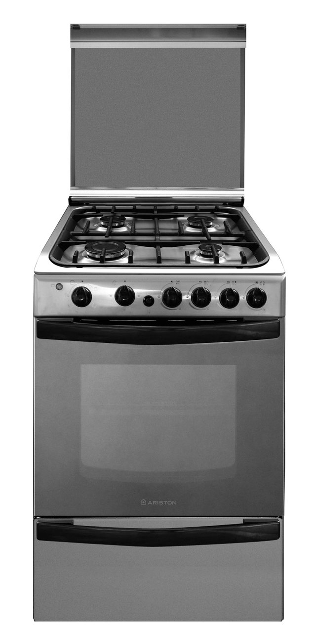 Ariston CG54 G1H(X) Cocina a Gas + Grill Electrico (25705)