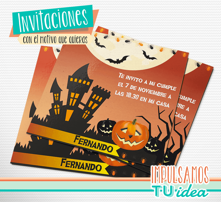 Sintético 97+ Foto Imprimir Invitaciones De Halloween Para Editar Cena ...