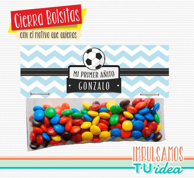 Fútbol Cierra bolsita para imprimir