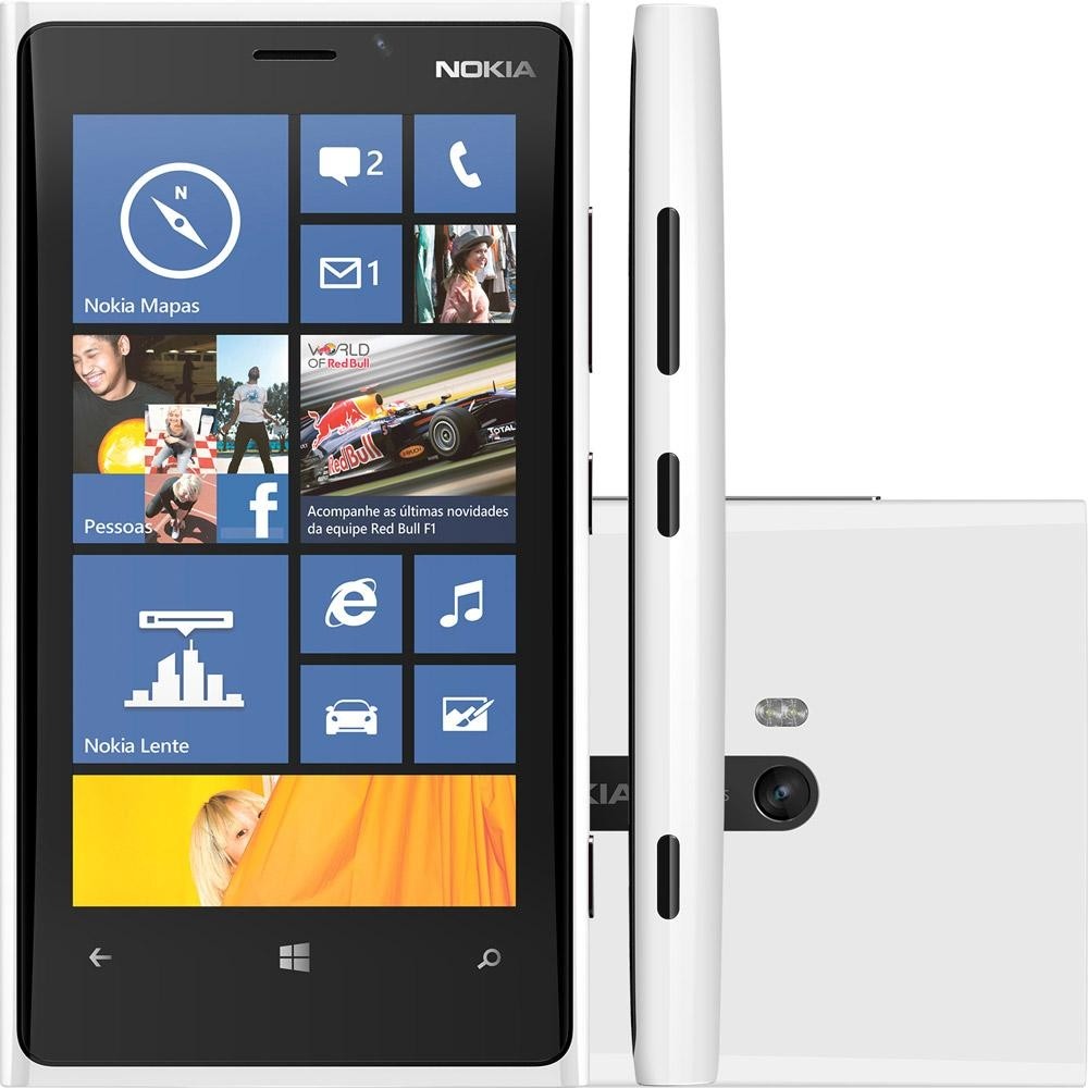 SMARTPHONE NOKIA LUMIA 920 branco WINDOWS PHONE 8, TELA DE 4,5