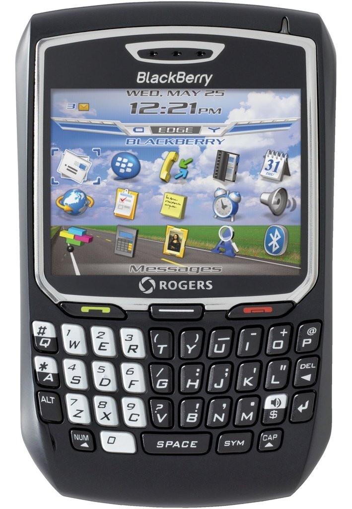 CELULAR BlackBerry 8700c, Teclado QWERTY Fixo, QuadBand 850/900/1800