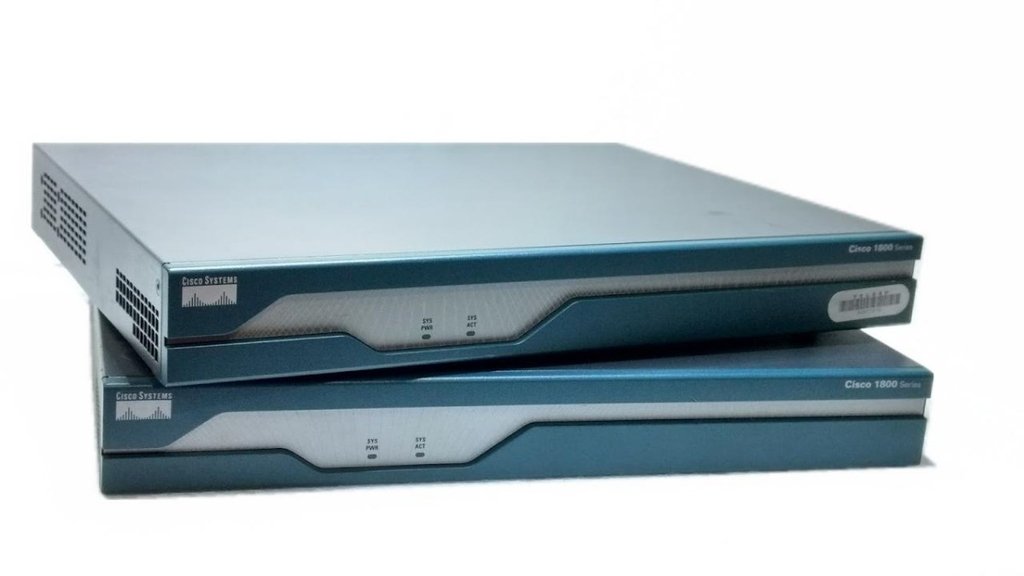 ROTEADOR REDE IP MODULAR COM 2XFE 2 SLOTS WAN CISCO 280X345X50CM3 2.9KG PN: CISCO 1841- 22 unidades