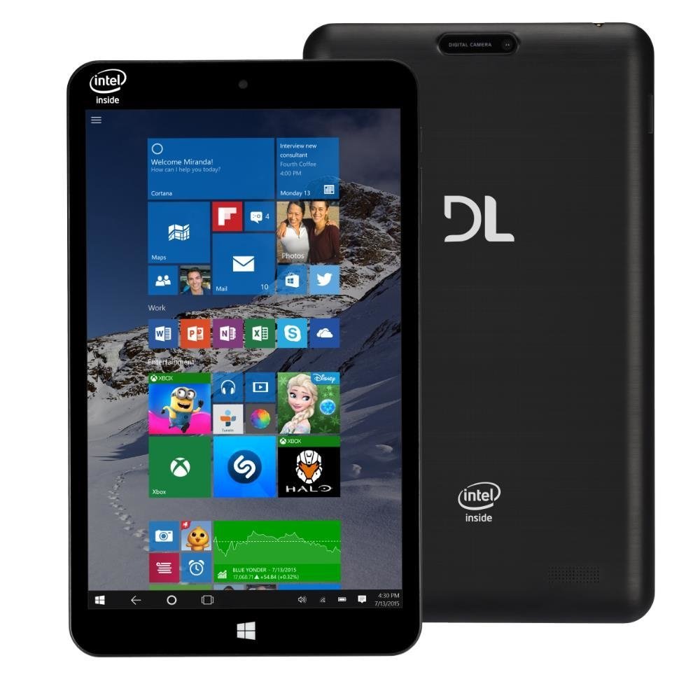 Tablet DL WinPad 800 TP302 Tela 8", Intel Quad Core 64bits, 16GB de memória, Windows 10, WiFi