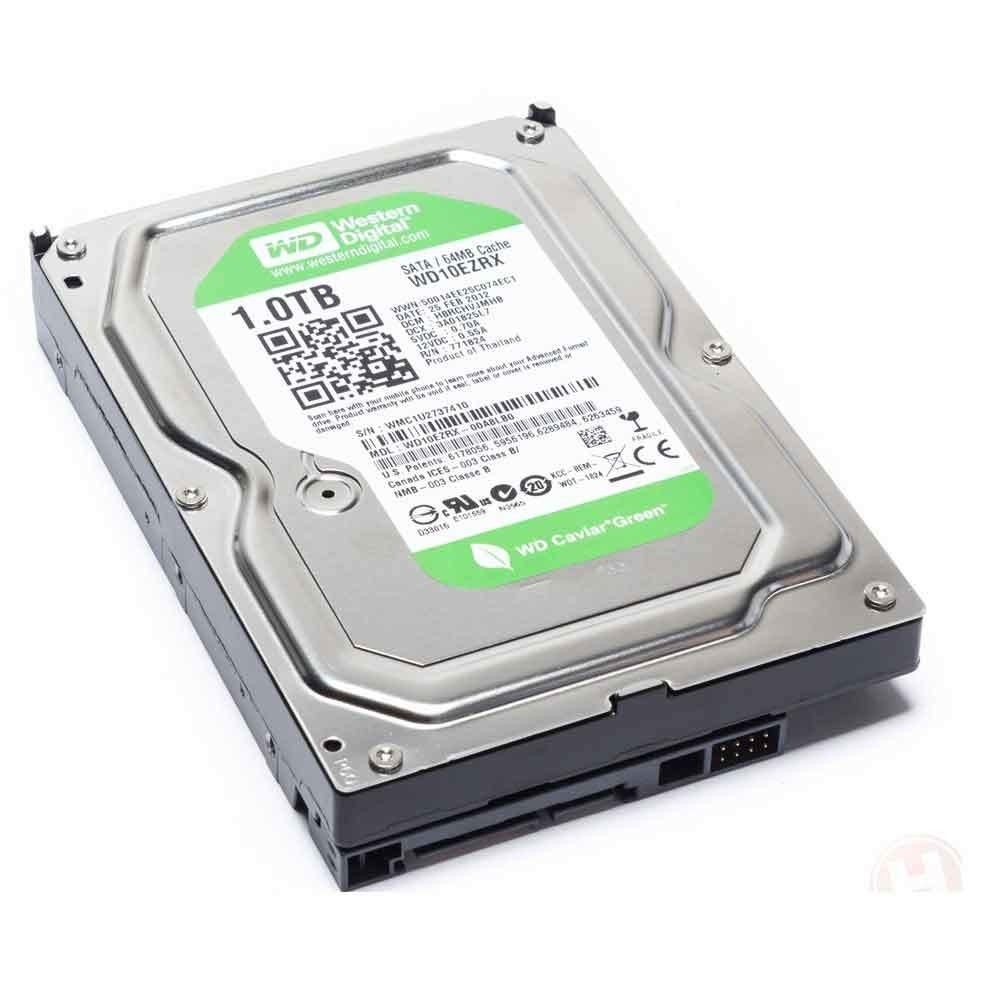 Hd 1TB 1000GB Sata Western Digital Green Power Novo Lacrado
