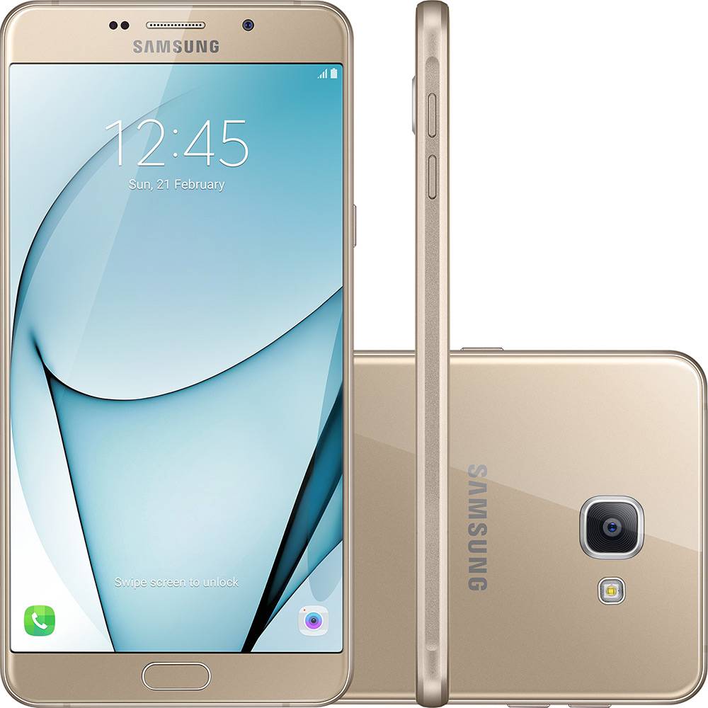 Samsung Galaxy A9 Pro 2016 Duos SM-A910F/DS, processador de   Octa-Core, Bluetooth Versão , Android  Marshmallow, Quad-Band  850/900/1800/1900