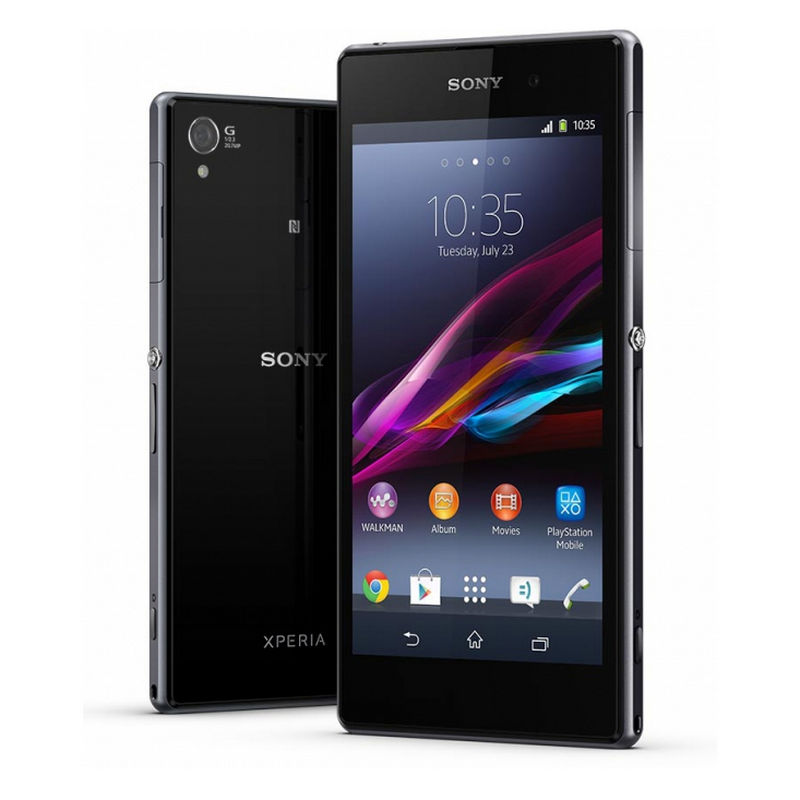 Celular Desbloqueado Sony Xperia Z Ultra Preto com Tela 6.4, Tv Digital, Câmera  8MP, Processador Quad-C