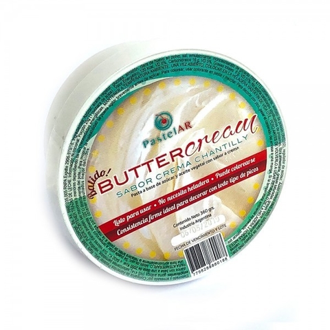 Buttercream Pastelar 360 Gr Sabor Crema Chantilly - chantilly torta roblox crema