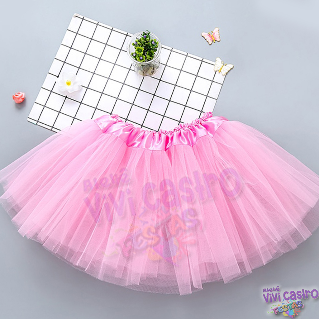vestido minnie rosa simples