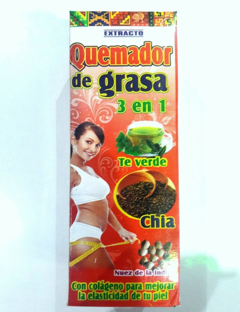 QUEMADOR DE GRASA 3 EN 1 EXTRACTO QUEMADOR DE GRASA 3 EN 1 EXTRACTO