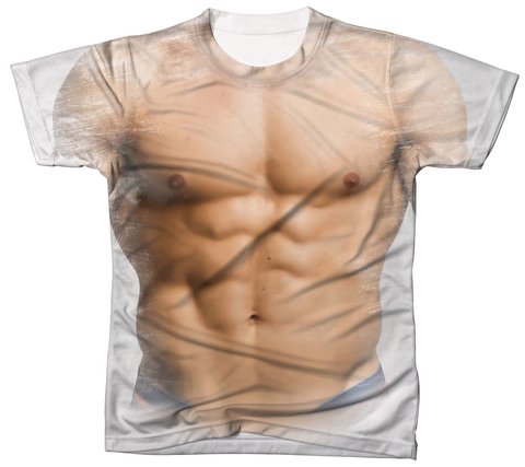 Camiseta Com Desenho De Barriga Tanquinho Estampa Camisetas Zurc