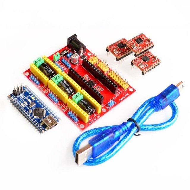 Nano Cnc Shield Arduino Driver A4988 Drv8825 Grbl