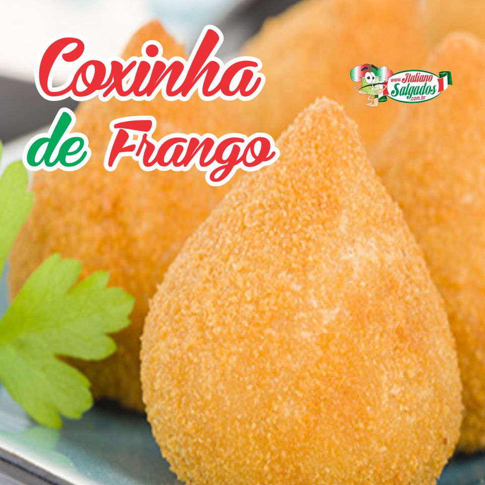 Coxinha De Frangoitaliano Salgados Goiânia