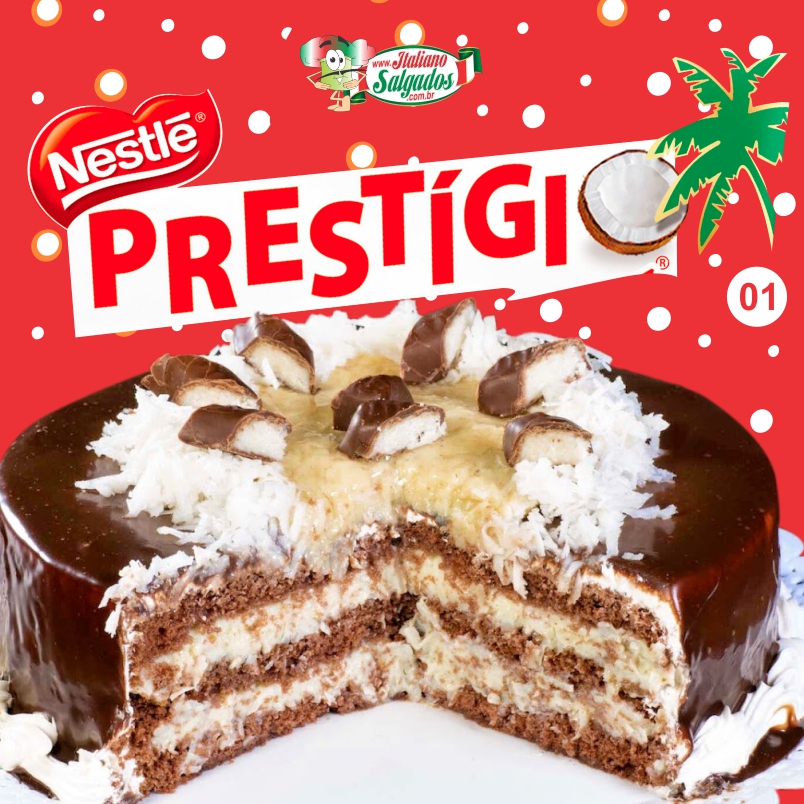 Torta de Prestígio - Italiano Salgados - Goiânia