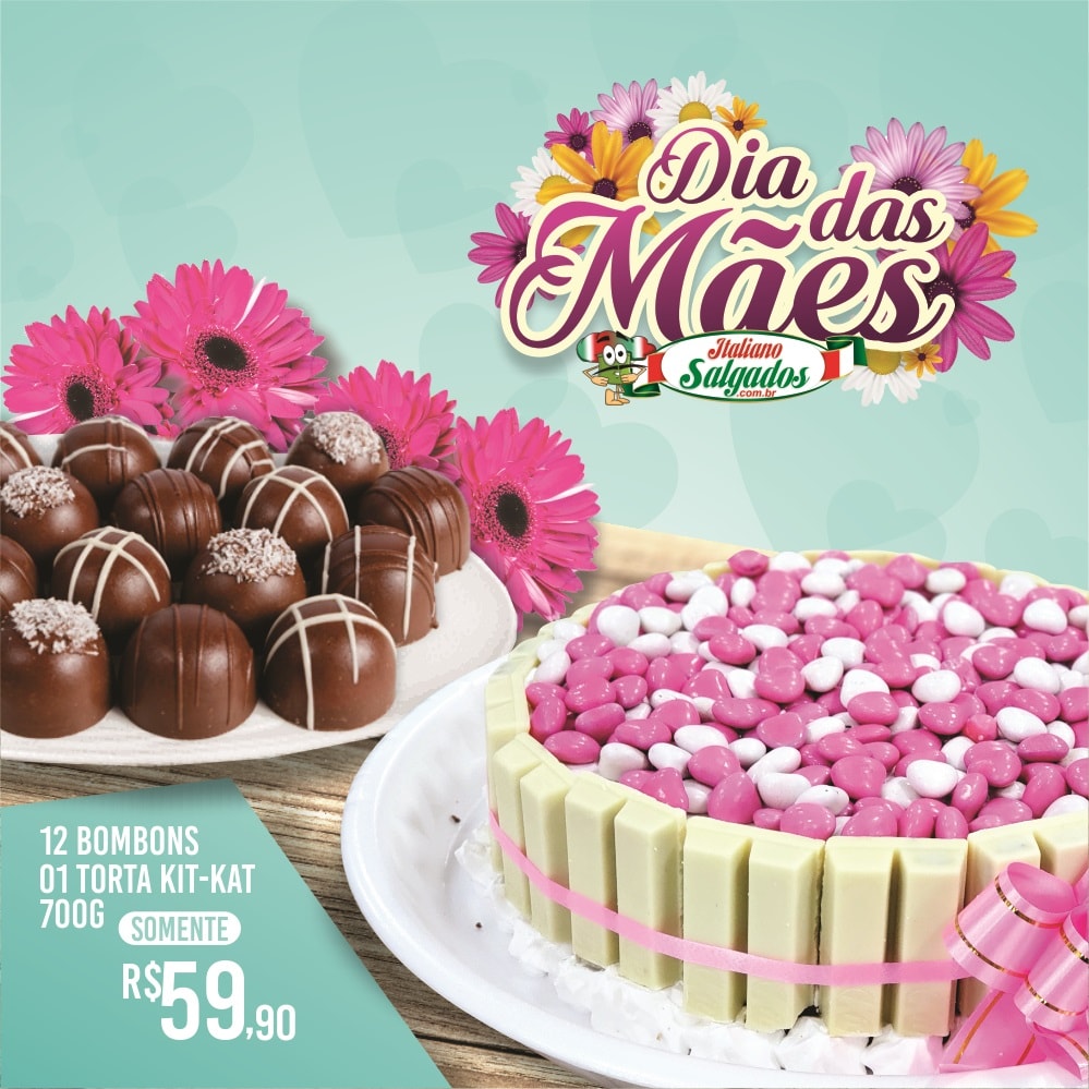 Dica De Presente Dia Das Maes Italiano Salgados Goiania