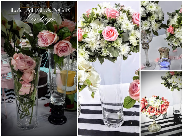 alquiler floreros , centros de mesas , eventos