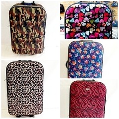 Set x 3 Valijas Estampadas (Pequeña, Mediana y Grande)