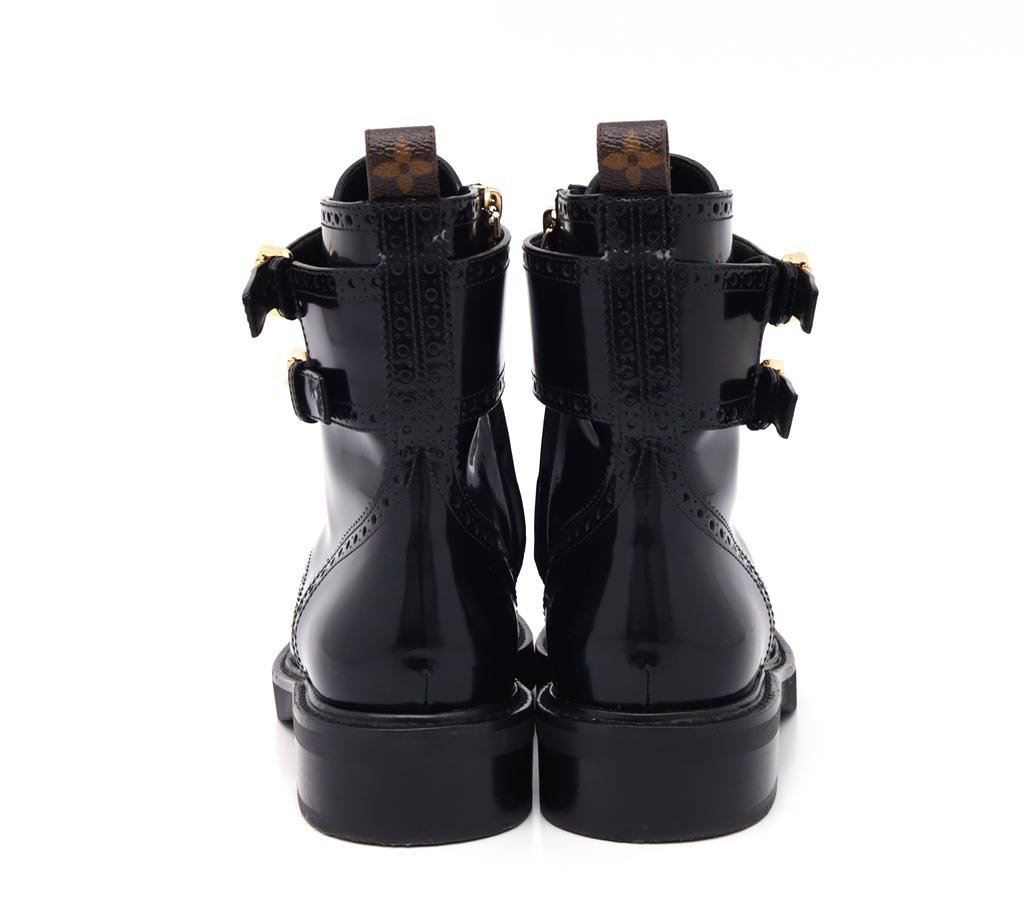 Bota Original Louis Vuitton Ankle Boot Midtown 37/5 Europa