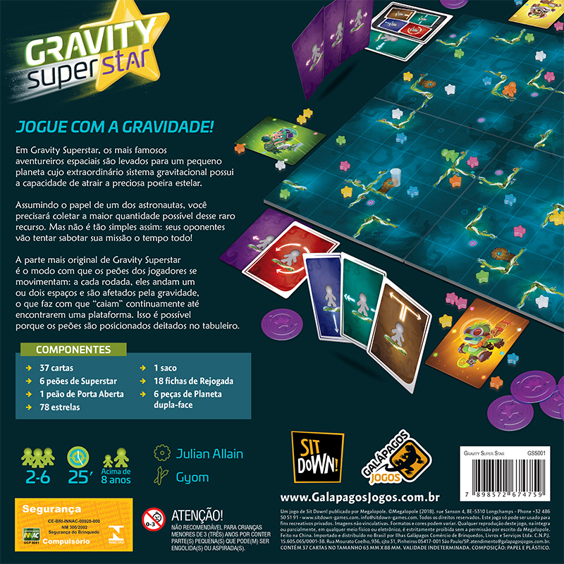 Gravity Superstar - Caixinha Boardgames