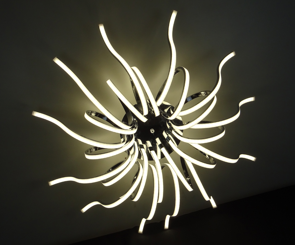 Lustre Plafon LED Medusa Moderno para Quarto e Hall de Entrada