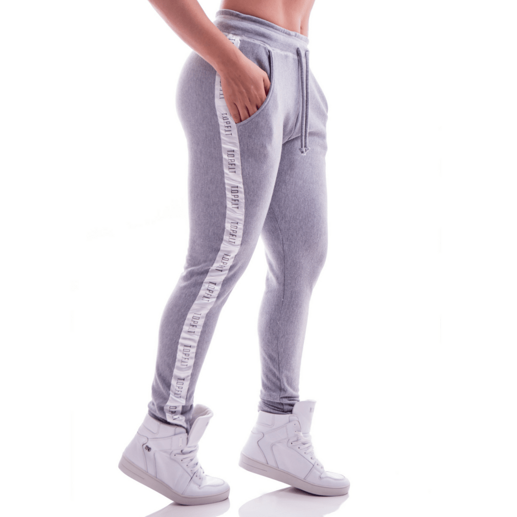 calça jogger cinza feminina