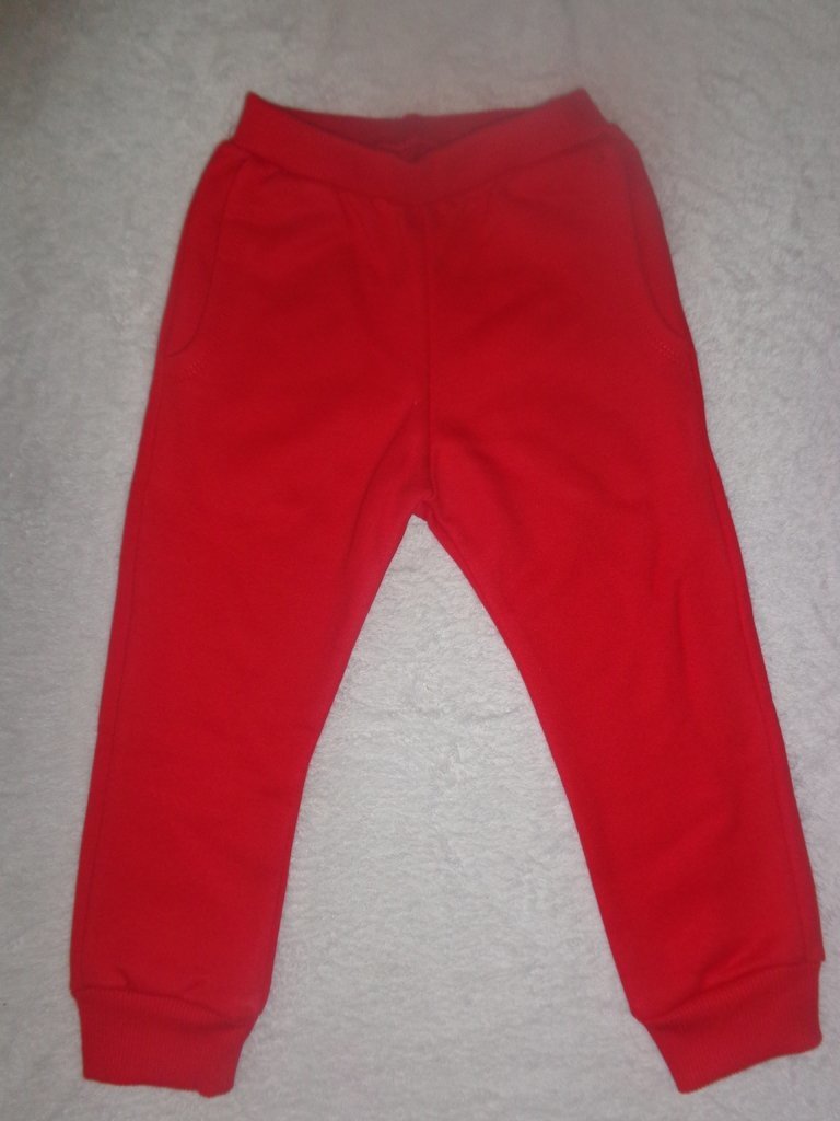 calça moletom vermelha infantil