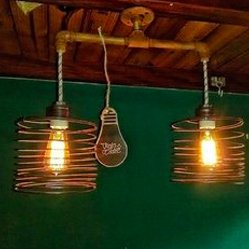 LAMPARA INDUSTRIAL BOMBILLA FILAMENTO OXIDO COLGANTE GLOBO 4jc35ARLqS