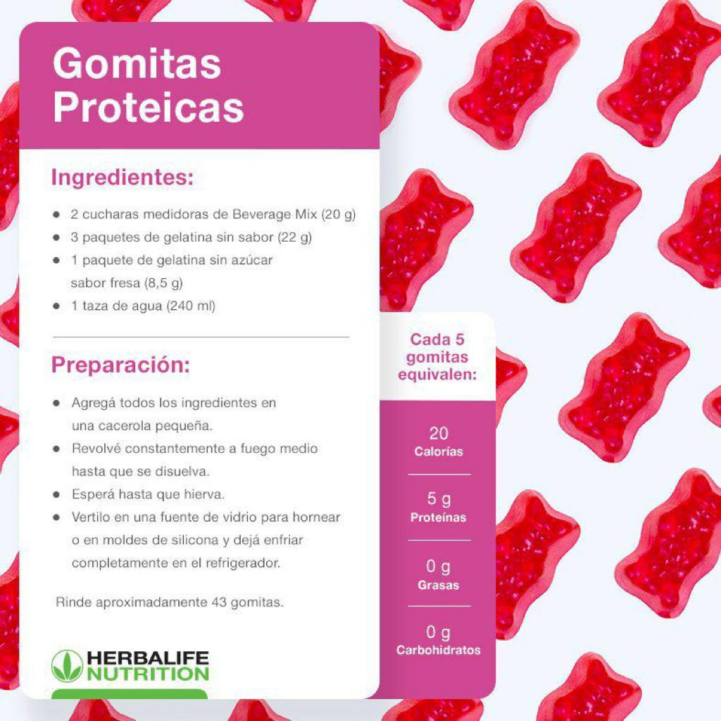 receta gomitas proteicas