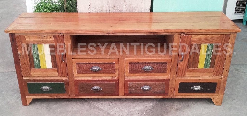 Para tv de diseño realizado en madera maciza (tv101m)