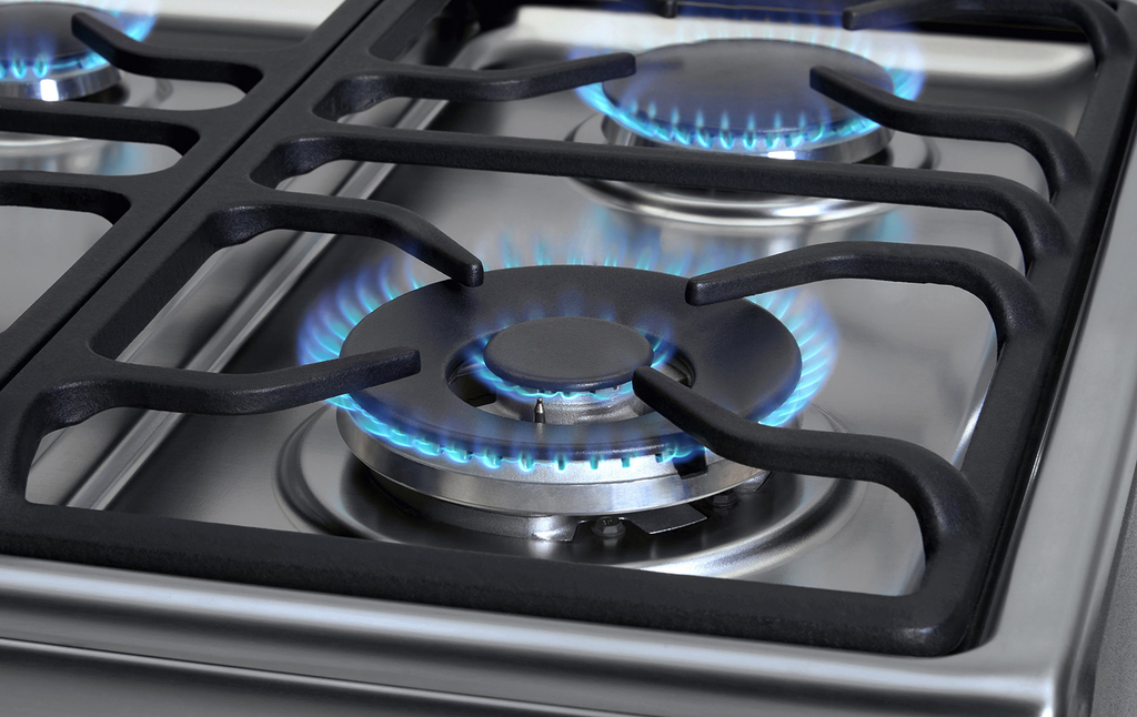 Longvie Cocina a gas 60cm 21601x con grill Electrico