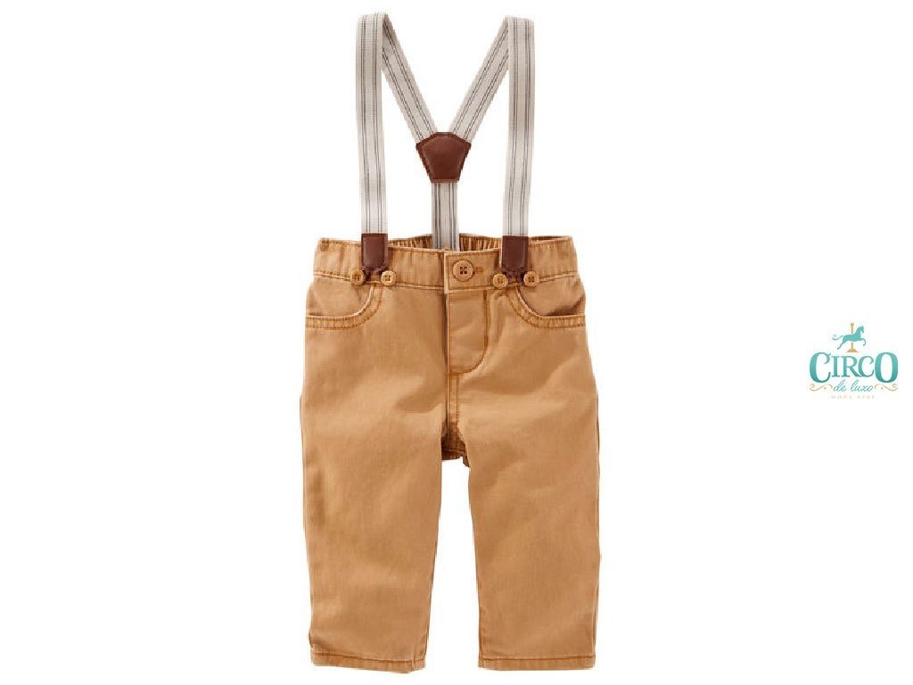calça caqui infantil