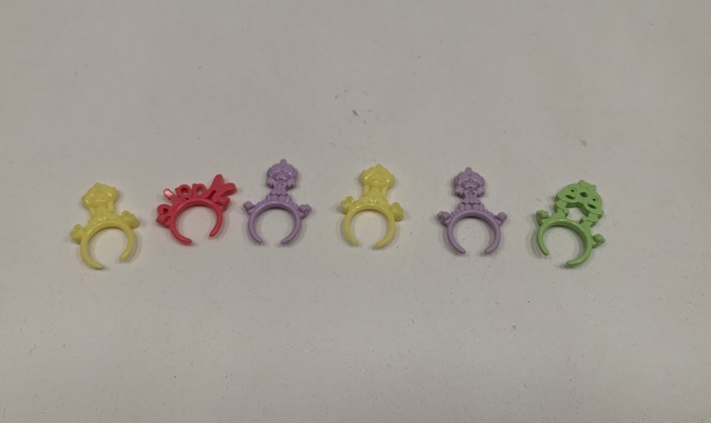 anillos de juguete