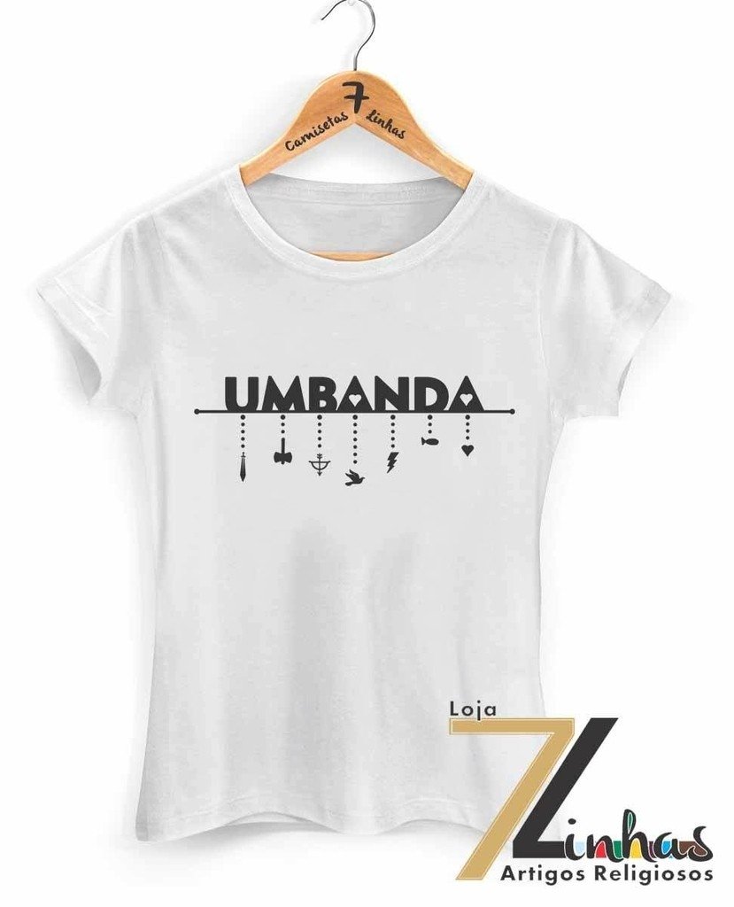 Camiseta Umbanda | Elo7