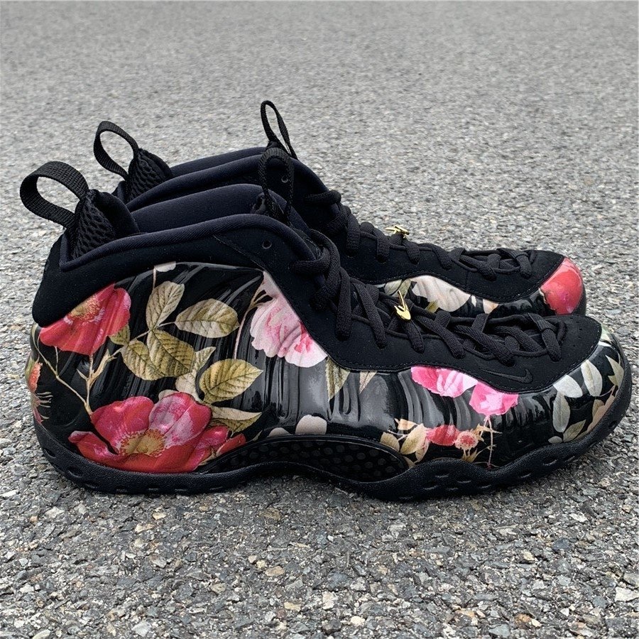 nike foamposite floral mens