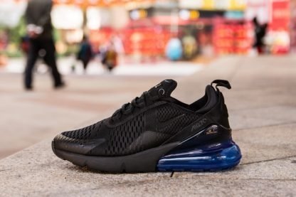 nike 270 preto e azul