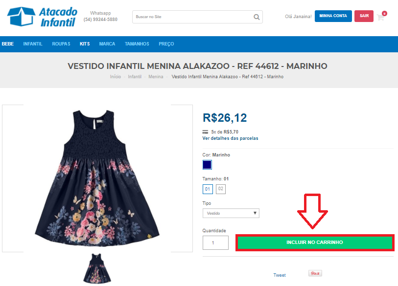 CUPOM DE DESCONTO - Atacado Moda Online