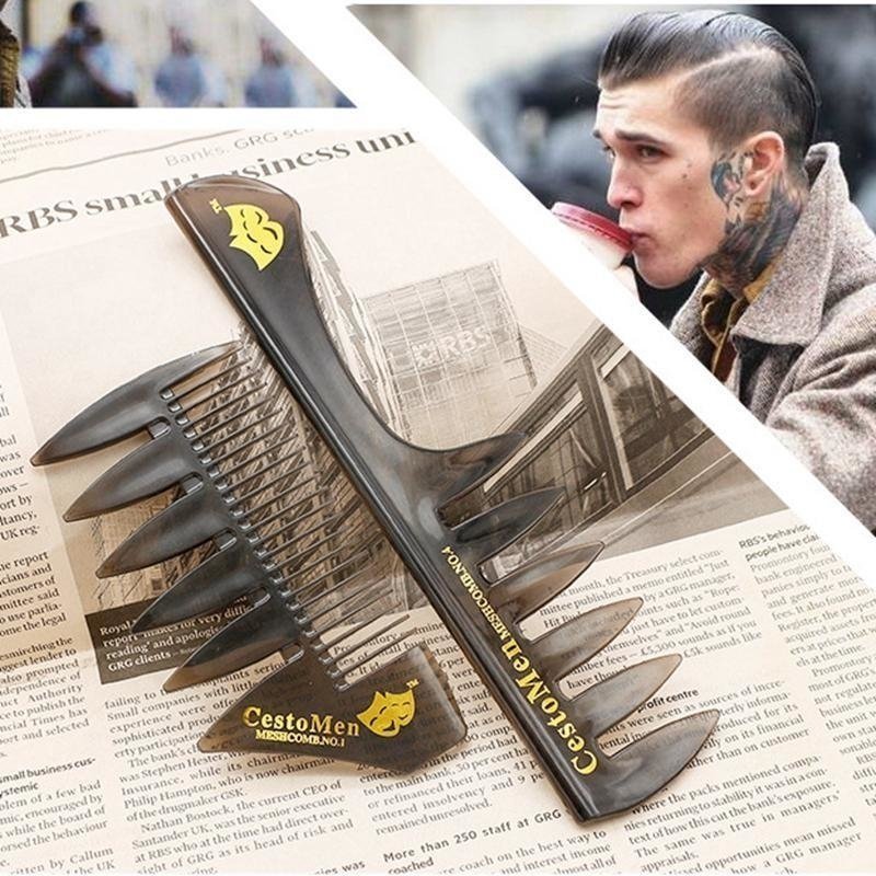 Peine Profesional Plastico Para Barberia Marca Ongba Modelo An803 4
