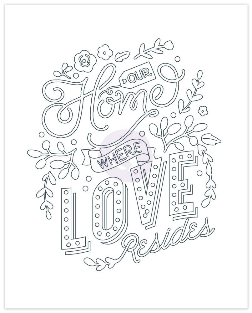 PRIMA WATERCOLOUR DECOR COLOURING BOOK VOL 2