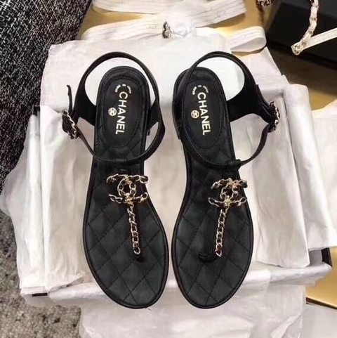 sandalia chanel