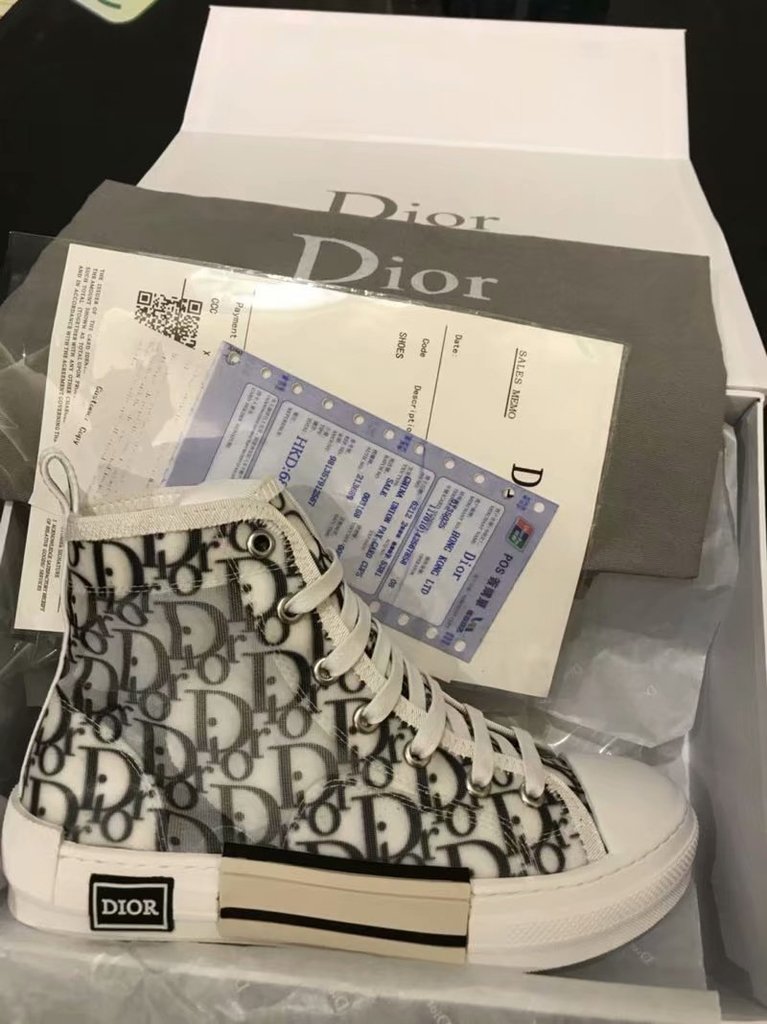 tenis dior cano alto