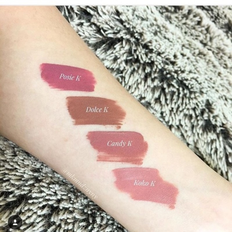 Kylie Lip Kit Labial Mate DOLCE K delinedor marron oscuro