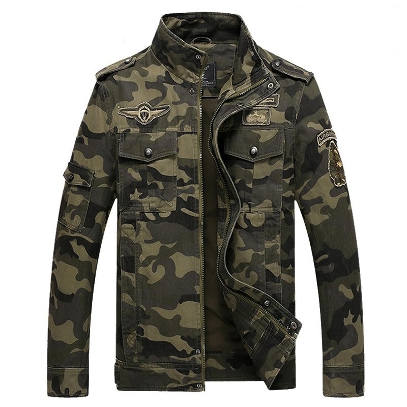 casaco estilo militar homem