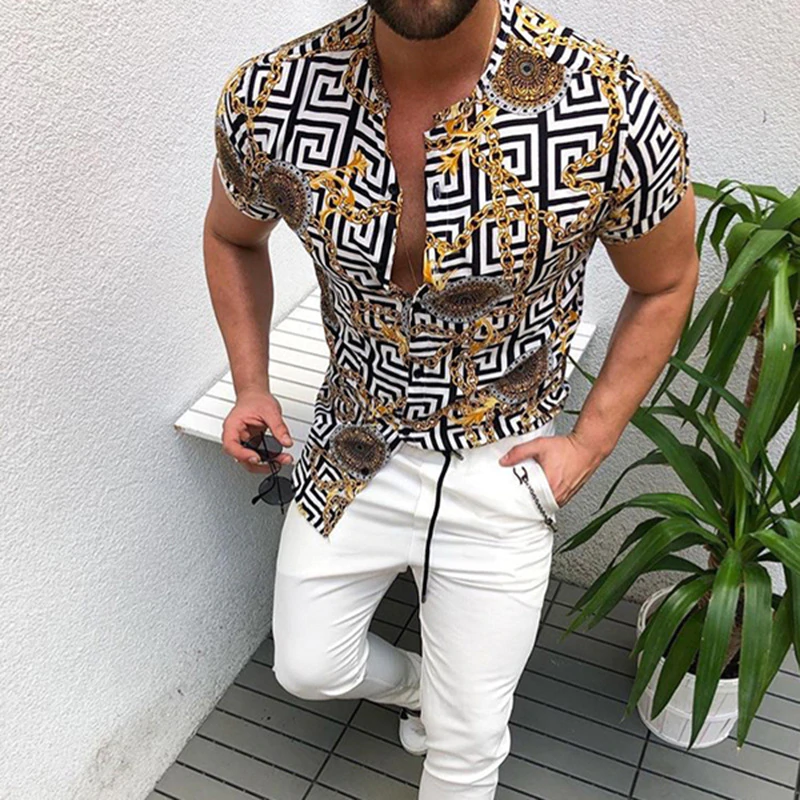 Camisa masculina havaiana verão - Frete Grátis