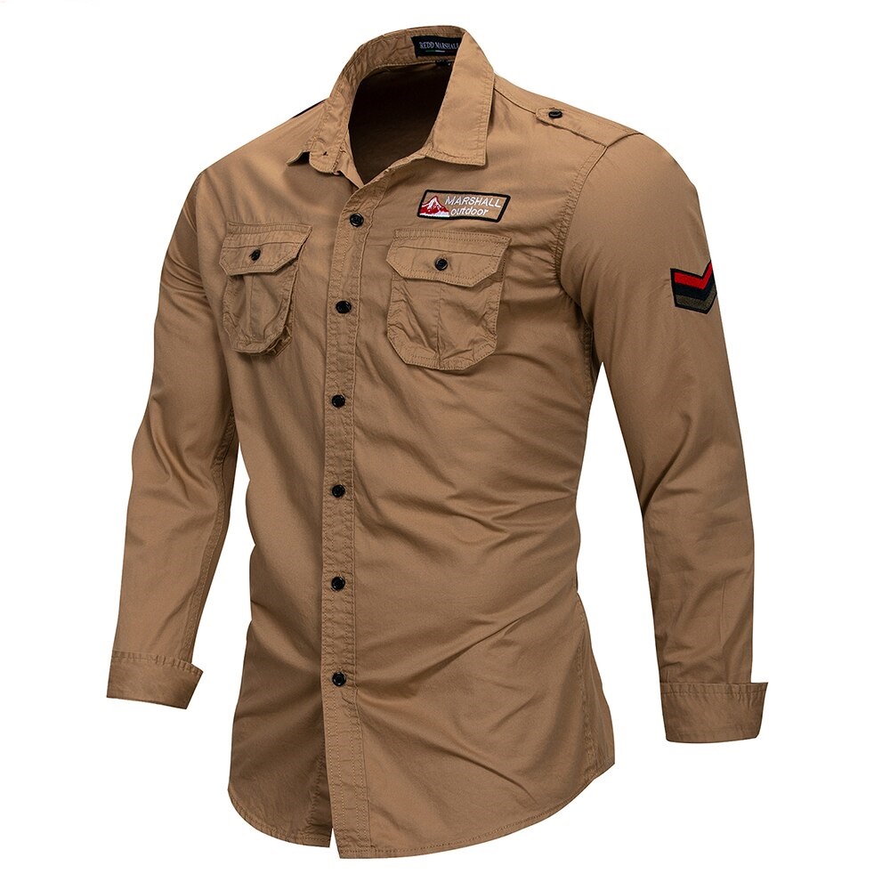 Camisa masculina estilo Militar Fredd - Mayortstore