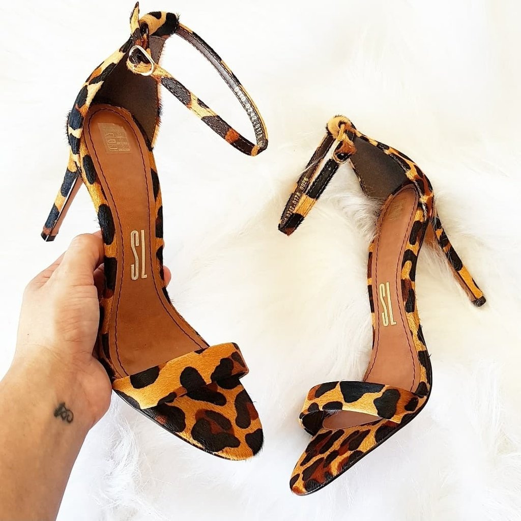 sandalia animal print